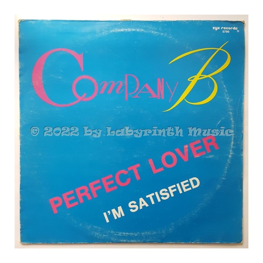Company B - Perfect Lover • 12" Vinyl Maxi - Labyrinth Music