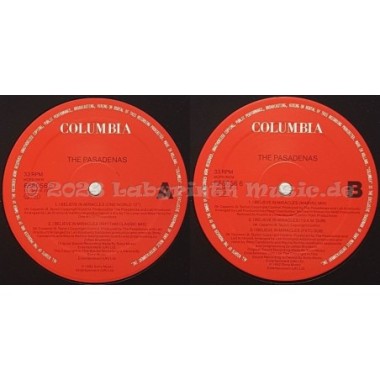 The Pasadenas - I Believe In Miracles • 12" Vinyl Maxi • EX - Labyrinth Music