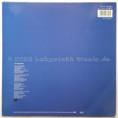Pet Shop Boys - It's A Sin • 12" Vinyl Maxi - Labyrinth Music