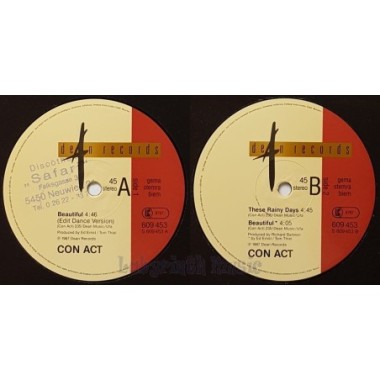 Con Act - Beautiful • 12" Vinyl Maxi • EX - Labyrinth Music