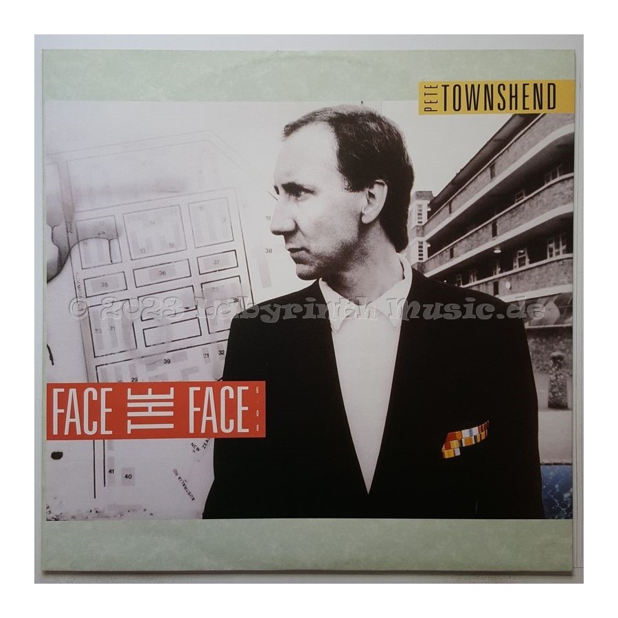 Pete Townshend - Face The Face • 12" Vinyl Maxi • MINT - Labyrinth Music