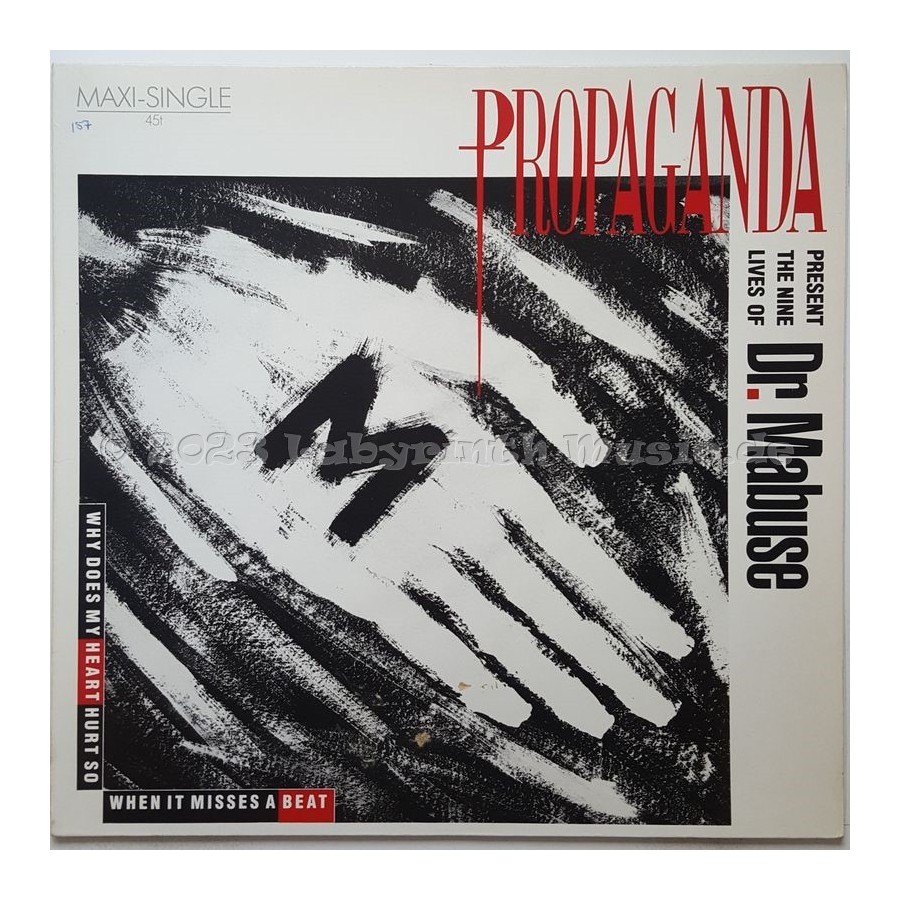 Propaganda - Dr. Mabuse • 12" Vinyl Maxi • EX - Labyrinth Music