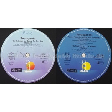 Propaganda - Dr. Mabuse • 12" Vinyl Maxi - Labyrinth Music