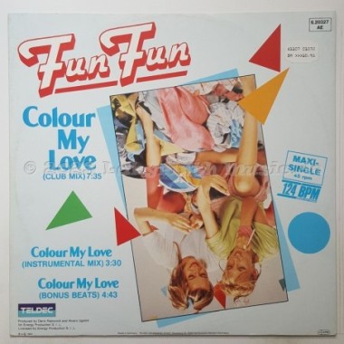 Fun Fun - Colour My Love • 12" Vinyl Maxi • EX - Labyrinth Music