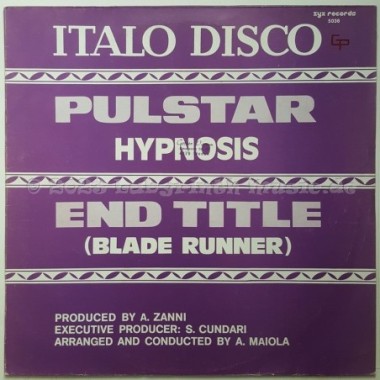 Hypnosis - Pulstar • 12" Vinyl Maxi - Labyrinth Music