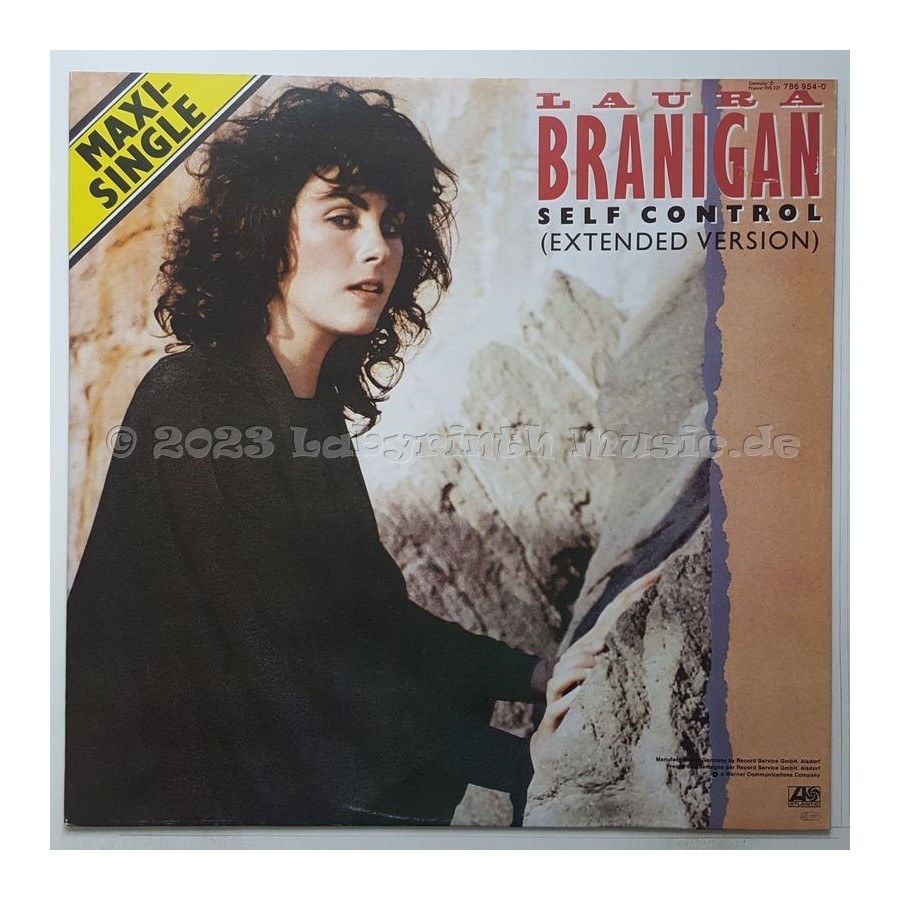 Laura Branigan - Self Control • 12" Vinyl Maxi • NM - Labyrinth Music