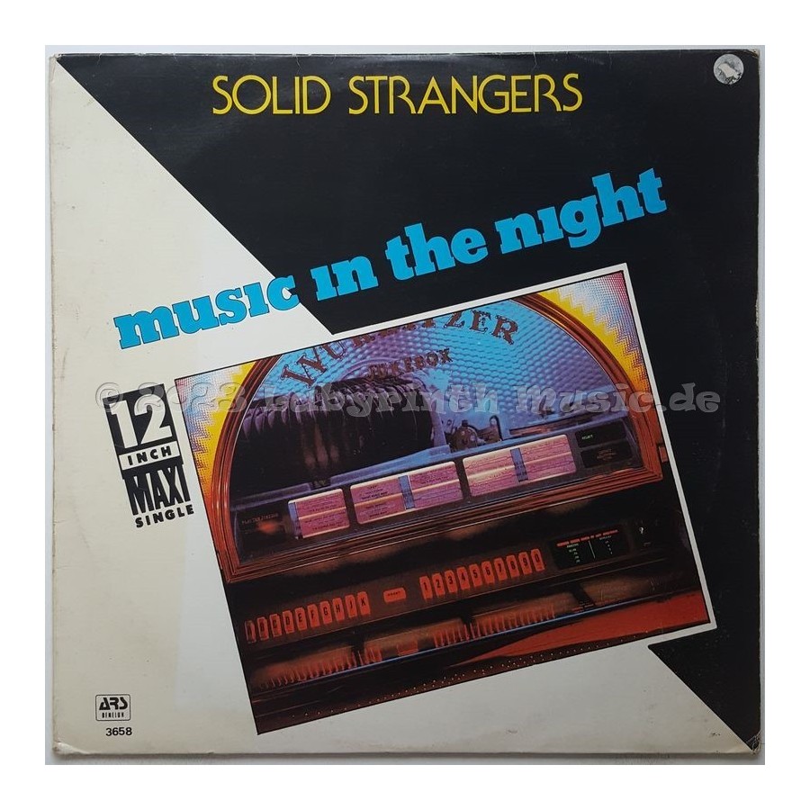 Solid Strangers - Music In The Night • 12" Vinyl Maxi - Labyrinth Music