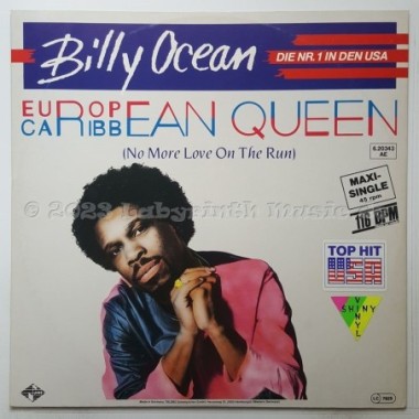 Billy Ocean - European Queen (No More Love On The Run) • 12" Vinyl Maxi • EX - Labyrinth Music