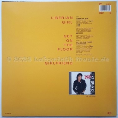Michael Jackson - Liberian Girl • 12" Vinyl Maxi • NM - Labyrinth Music