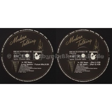 Modern Talking - In 100 Years… • 12" Vinyl Maxi • NM - Labyrinth Music