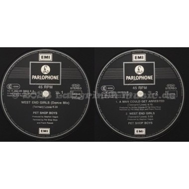 Pet Shop Boys - West End Girls • 12" Vinyl Maxi • EX - Labyrinth Music
