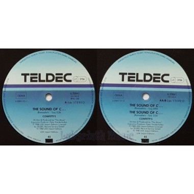 Confetti's - The Sound Of C… • 12" Vinyl Maxi • MINT - Labyrinth Music