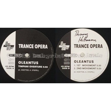Trance Opera - Oleantus • 12" Vinyl Maxi • EX - Labyrinth Music