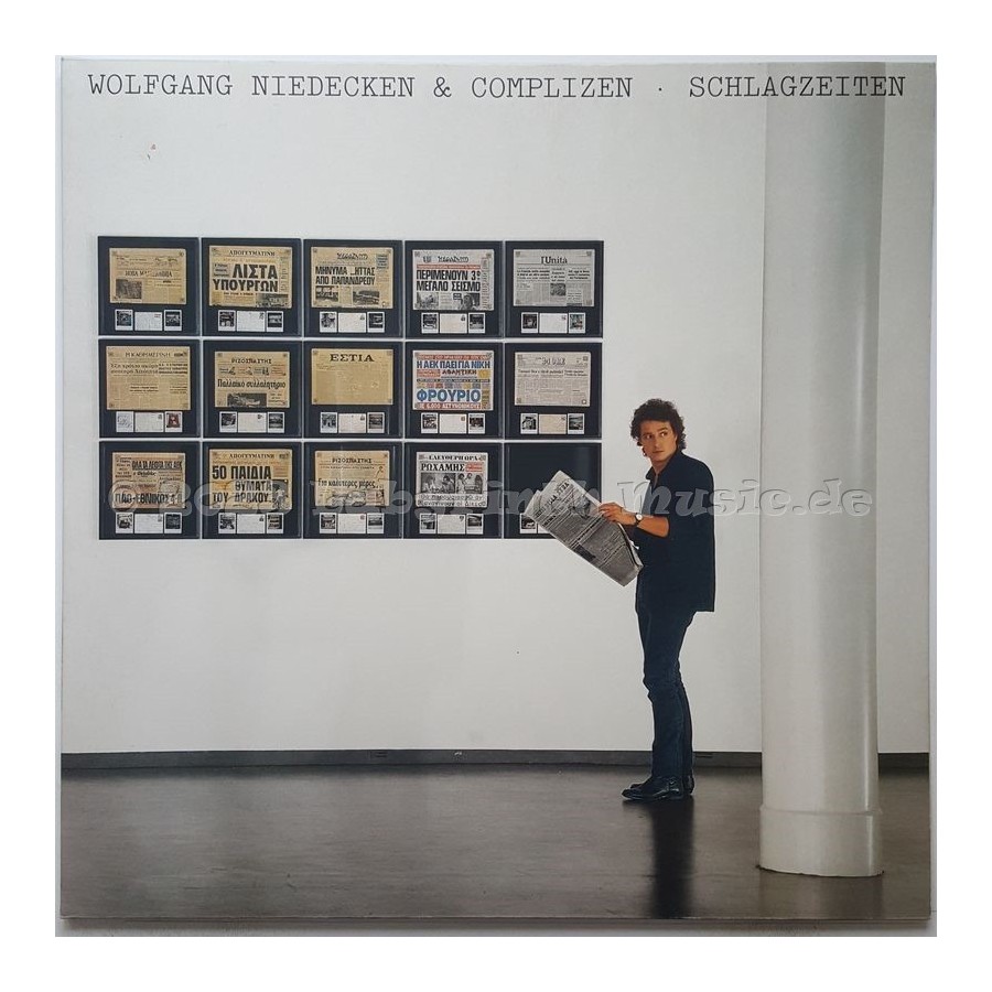 Wolfgang Niedecken & Complizen - Schlagzeiten • 12" Vinyl LP • NM - Labyrinth Music
