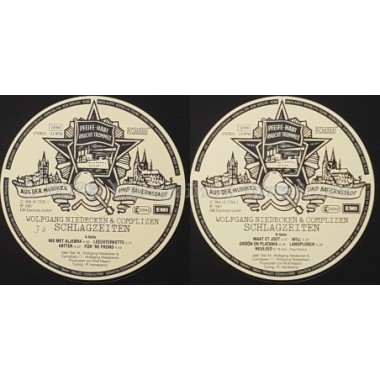 Wolfgang Niedecken & Complizen - Schlagzeiten • 12" Vinyl LP • NM - Labyrinth Music