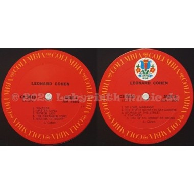 Leonard Cohen - Songs Of Leonard Cohen • 12" Vinyl LP - Labyrinth Music