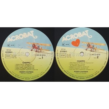 Roger Chapman - Chappo • 12" Vinyl LP - Labyrinth Music