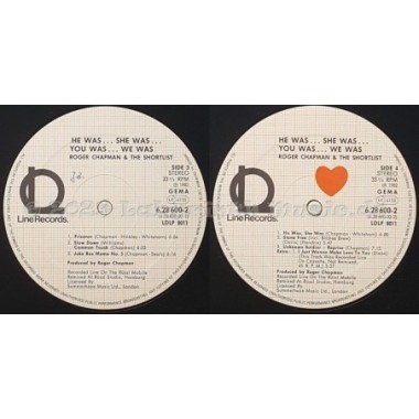 Roger Chapman And The Shortlist - He Was… She Was… You Was… We Was… • 12" Vinyl LP - Labyrinth Music
