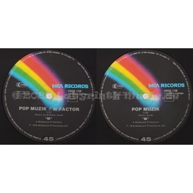 M - Pop Muzik • 12" Vinyl Maxi • EX - Labyrinth Music