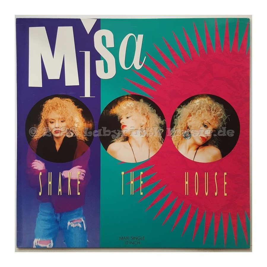 Misa - Shake The House • 12" Vinyl Maxi • EX - Labyrinth Music