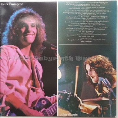 Peter Frampton - Frampton Comes Alive • 12" Vinyl LP - Labyrinth Music
