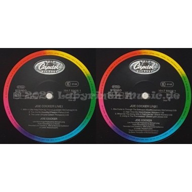 Joe Cocker - Joe Cocker Live • 12" Vinyl LP • NM - Labyrinth Music