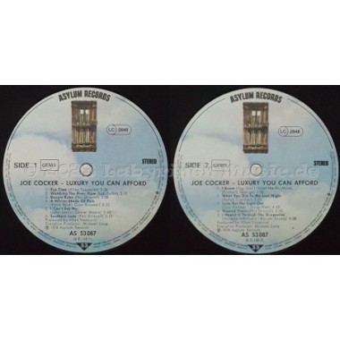 Joe Cocker - Luxury You Can Afford • 12" Vinyl LP • EX - Labyrinth Music