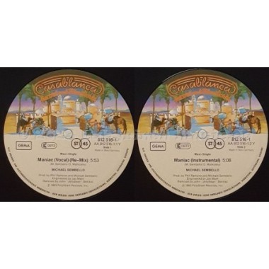 Michael Sembello - Maniac • 12" Vinyl Maxi - Labyrinth Music