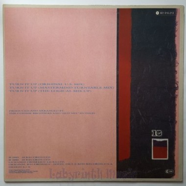 The Conway Brothers - Turn It Up • 12" Vinyl Maxi - Labyrinth Music