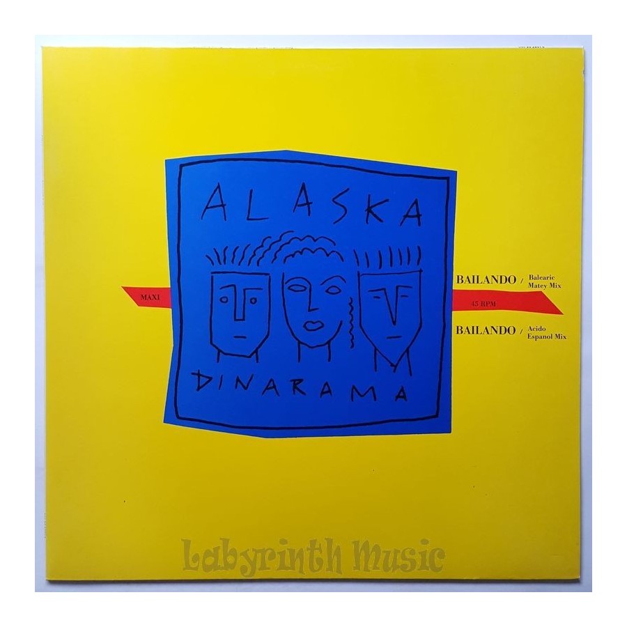 Alaska Y Dinarama - Bailando • 12" Vinyl Maxi • MINT - Labyrinth Music