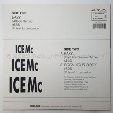 Ice MC - Easy • Attack Remix • 12" Vinyl Maxi • NM - Labyrinth Music