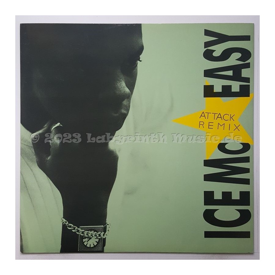 Ice MC - Easy • Attack Remix • 12" Vinyl Maxi • NM - Labyrinth Music