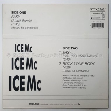 Ice MC - Easy • Attack Remix • 12" Vinyl Maxi • NM - Labyrinth Music