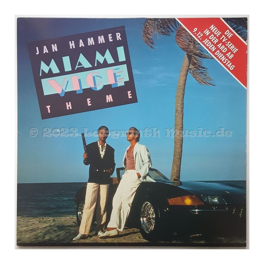 Jan Hammer - Miami Vice Theme • 12" Vinyl Maxi • EX - Labyrinth Music