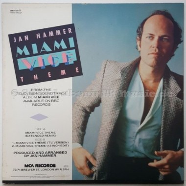 Jan Hammer - Miami Vice Theme • 12" Vinyl Maxi • EX - Labyrinth Music