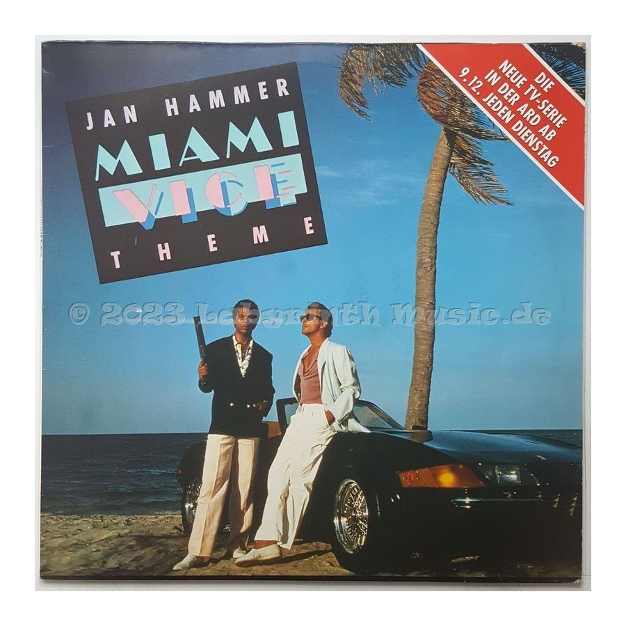 Jan Hammer - Miami Vice Theme • 12" Vinyl Maxi - Labyrinth Music