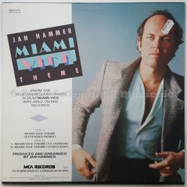 Jan Hammer - Miami Vice Theme • 12" Vinyl Maxi - Labyrinth Music