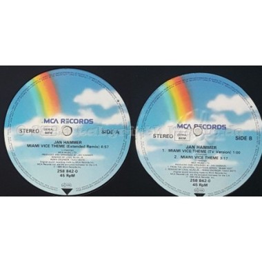 Jan Hammer - Miami Vice Theme • 12" Vinyl Maxi - Labyrinth Music