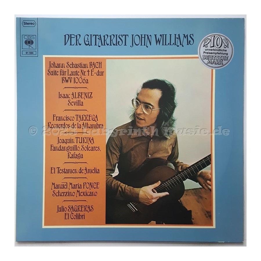 John Williams - Der Gitarrist John Williams • 12" Vinyl LP • MINT - Labyrinth Music