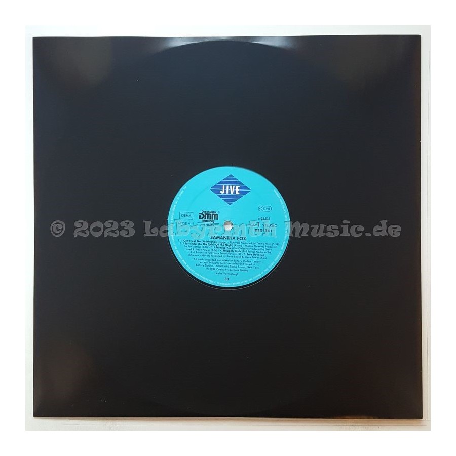 Samantha Fox - Samantha Fox • 12" Vinyl LP - Labyrinth Music