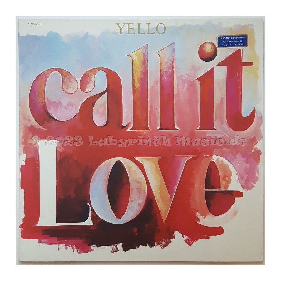 Yello - Call It Love • 12" Vinyl Maxi • MINT - Labyrinth Music