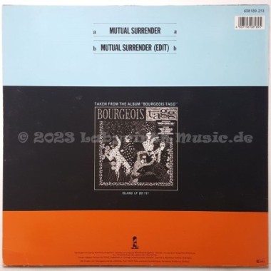Bourgeois Tagg - Mutual Surrender • 12" Vinyl Maxi • EX - Labyrinth Music