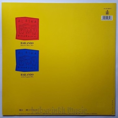 Alaska Y Dinarama - Bailando • 12" Vinyl Maxi • MINT - Labyrinth Music