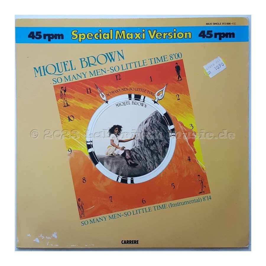 Miquel Brown - So Many Men - So Little Time • 12" Vinyl Maxi - Labyrinth Music