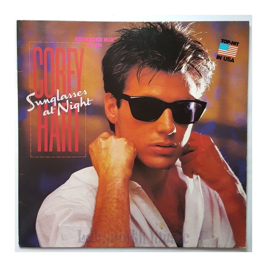 Corey Hart - Sunglasses At Night • 12" Vinyl Maxi • EX - Labyrinth Music