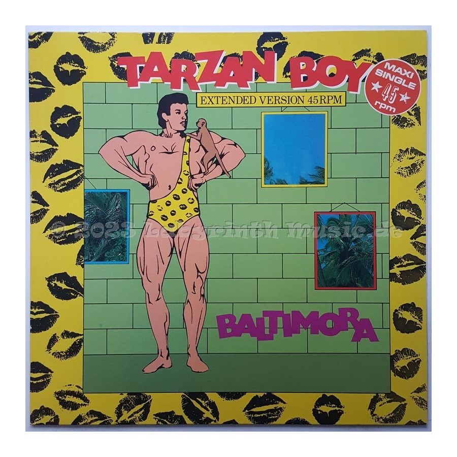 Baltimora - Tarzan Boy • Extended Version • 12" Vinyl Maxi • NM - Labyrinth Music