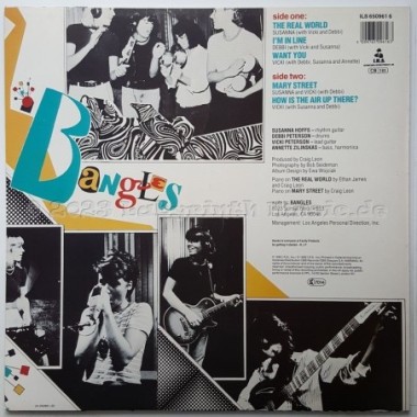 Bangles - Bangles • 12" Vinyl Maxi • NM - Labyrinth Music