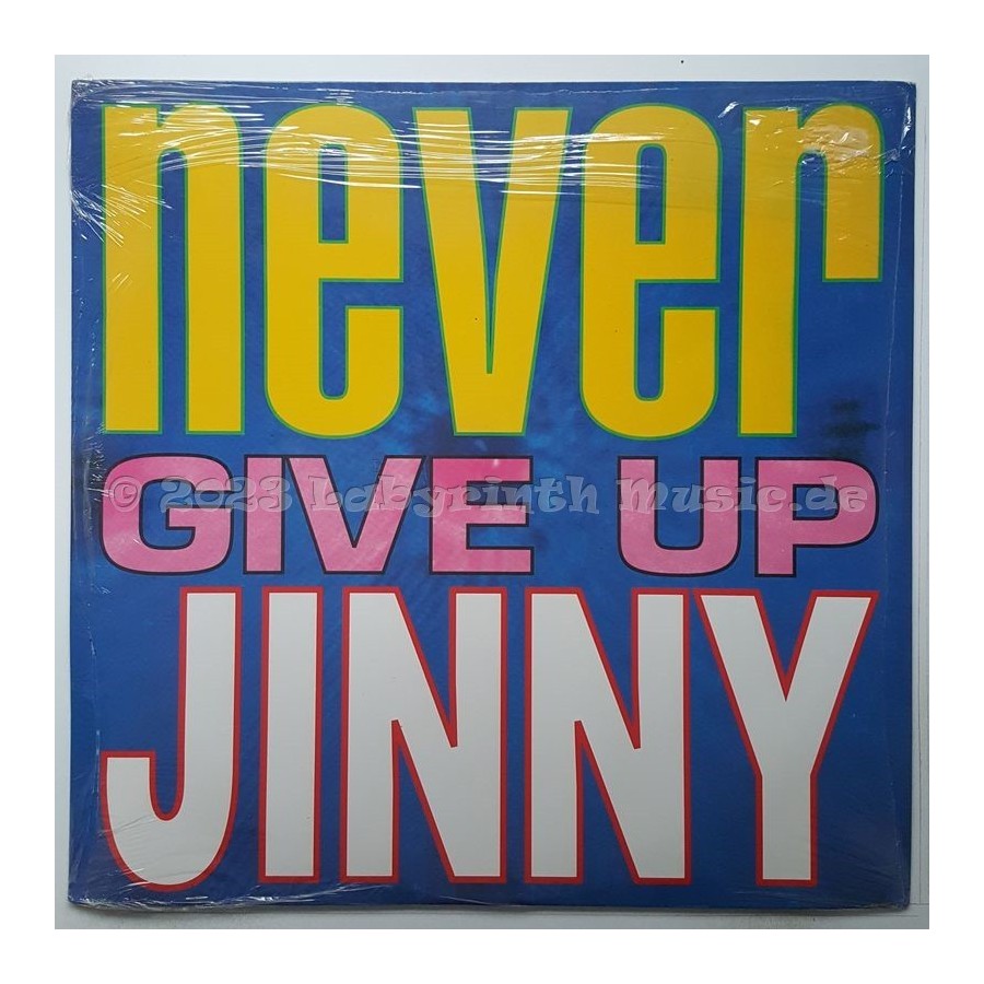 Jinny - Never Give Up • 12" Vinyl Maxi • NM - Labyrinth Music