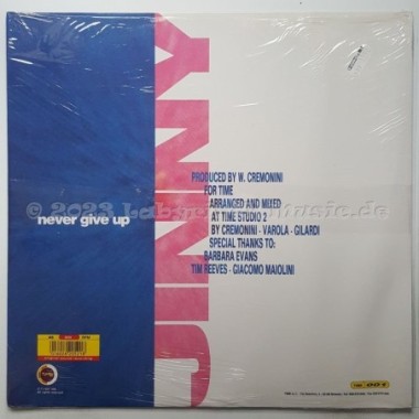 Jinny - Never Give Up • 12" Vinyl Maxi • NM - Labyrinth Music