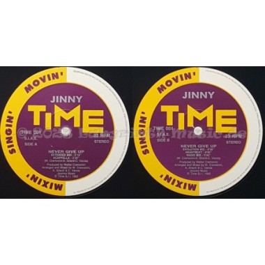 Jinny - Never Give Up • 12" Vinyl Maxi • NM - Labyrinth Music